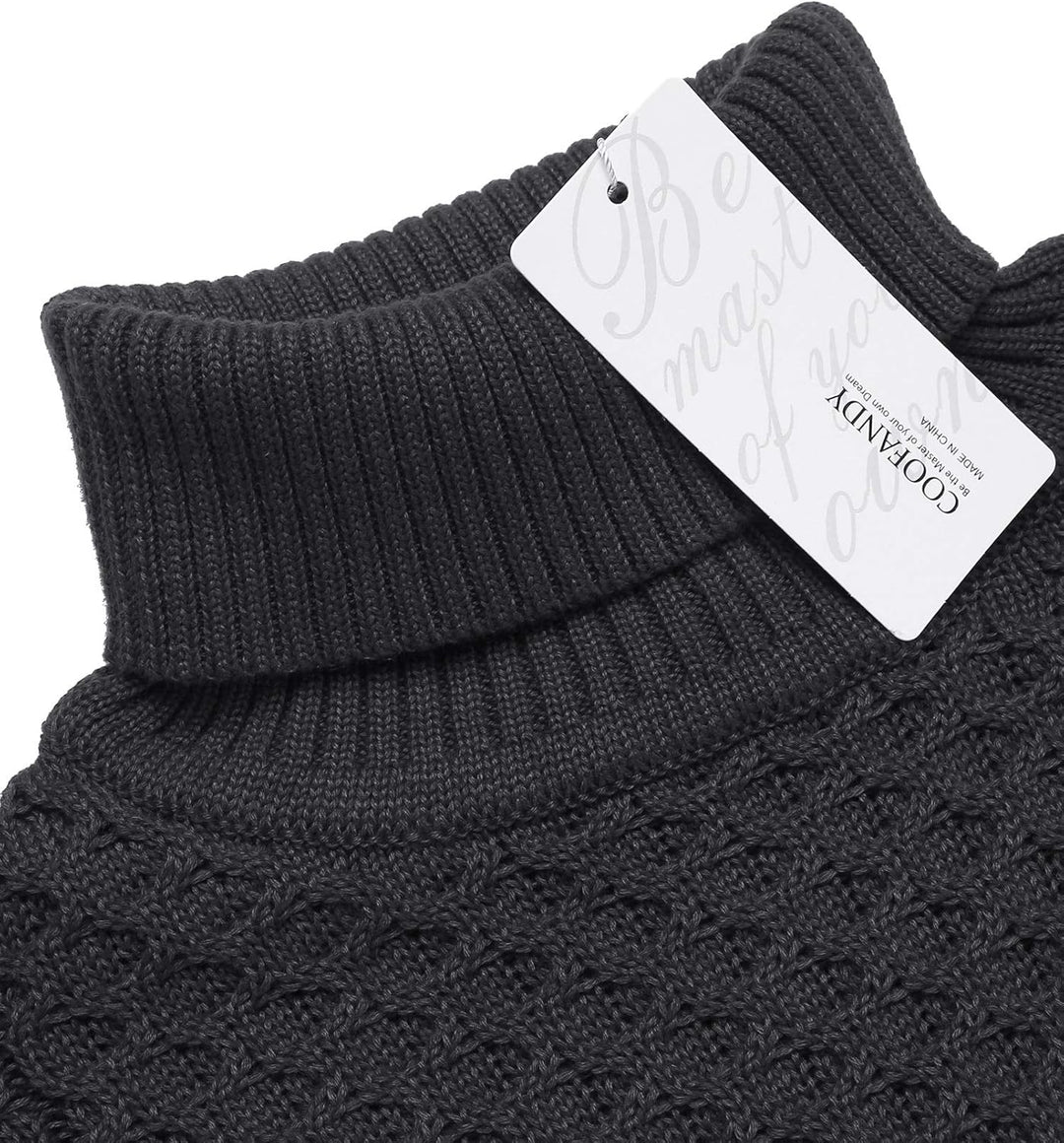 Jersey de cuello alto casual de punto para hombre - Sander