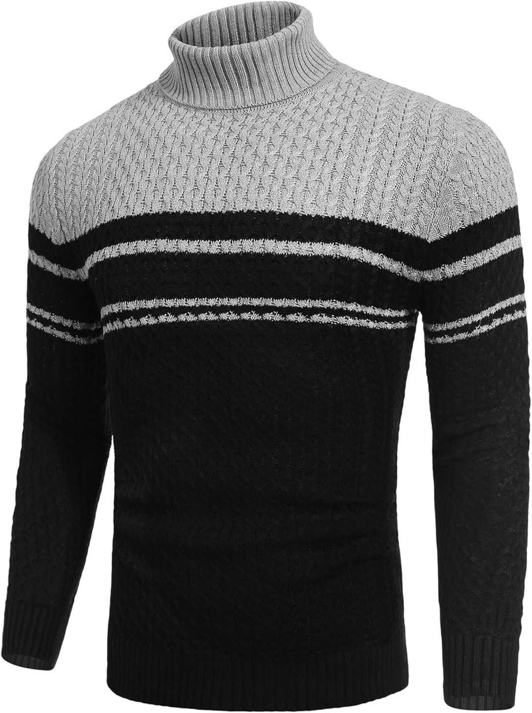 Jersey de cuello alto casual de punto para hombre - Sander
