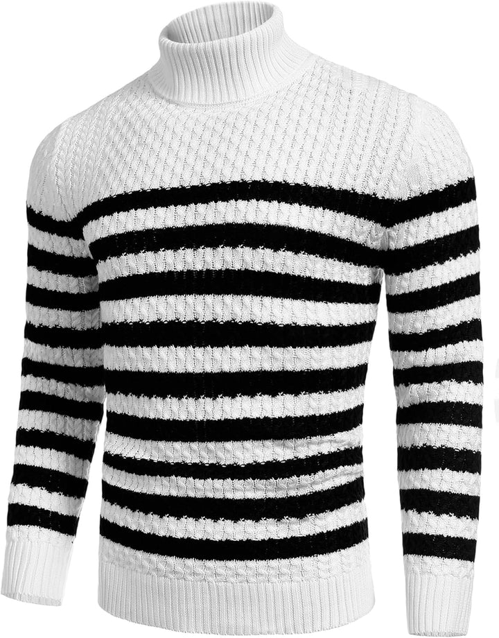 Jersey de cuello alto casual de punto para hombre - Sander