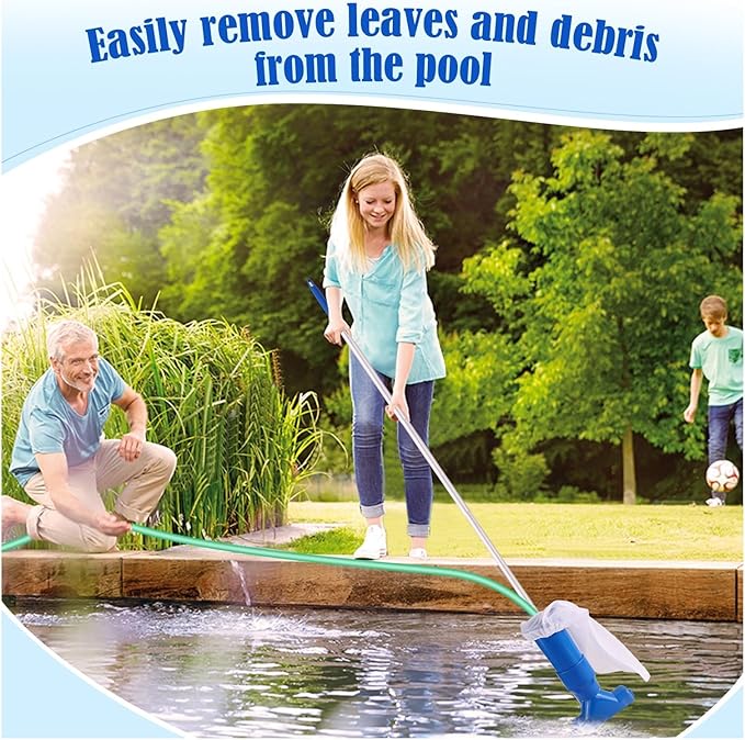Manual Pool Vacuum Cleaner – AquaSweep