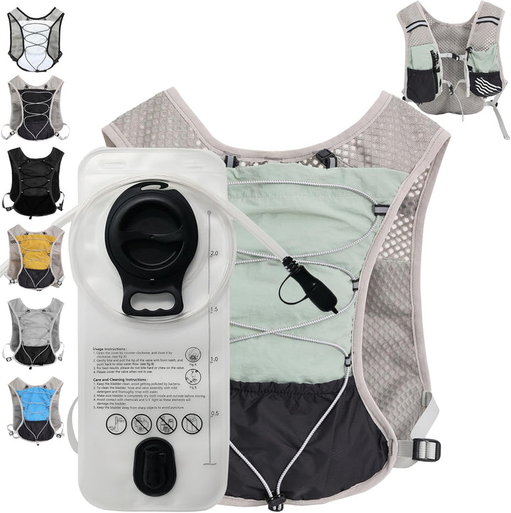 Ultralight Hydration Running Vest with 2L Water Bladder – Dravien