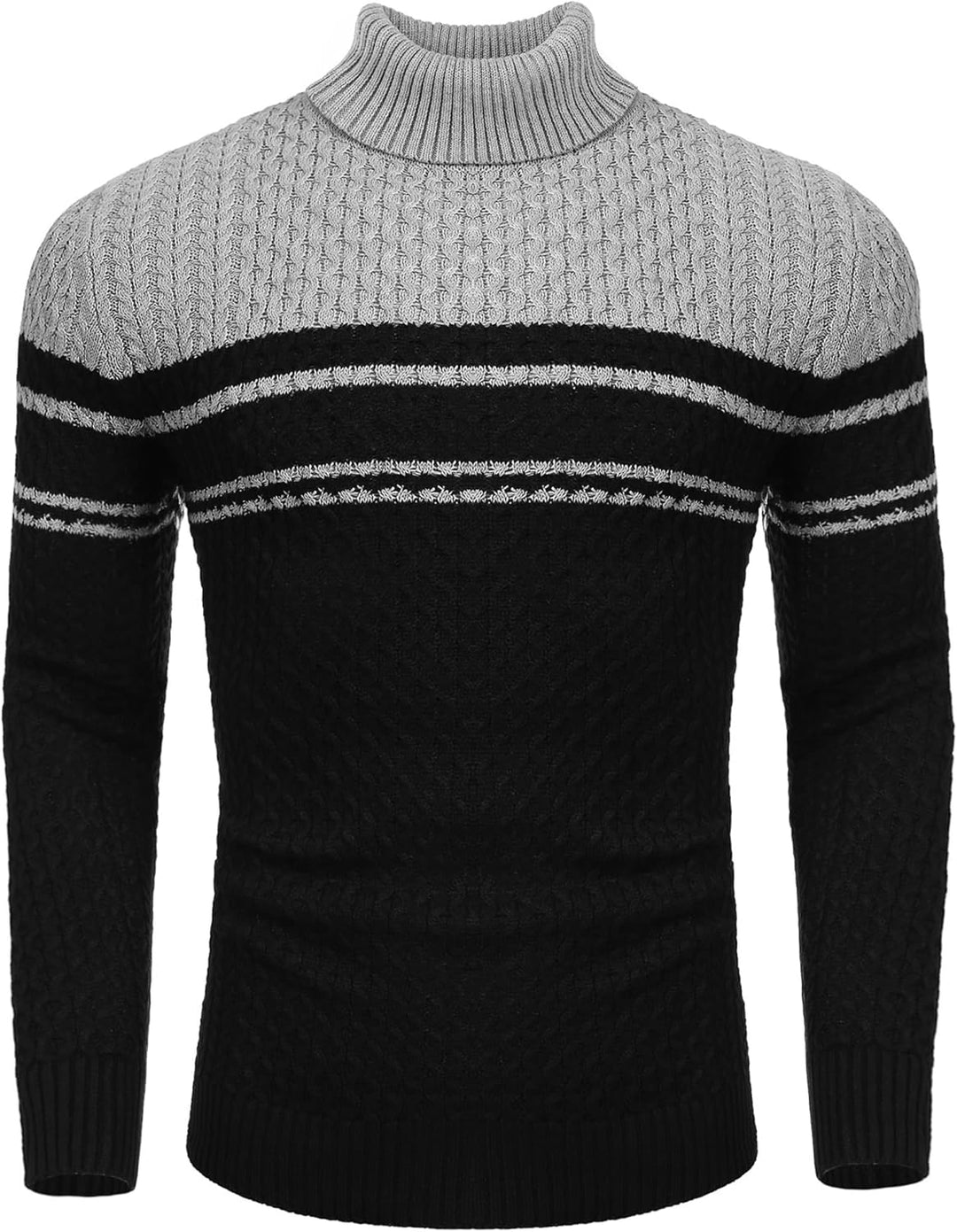 Jersey de cuello alto casual de punto para hombre - Sander