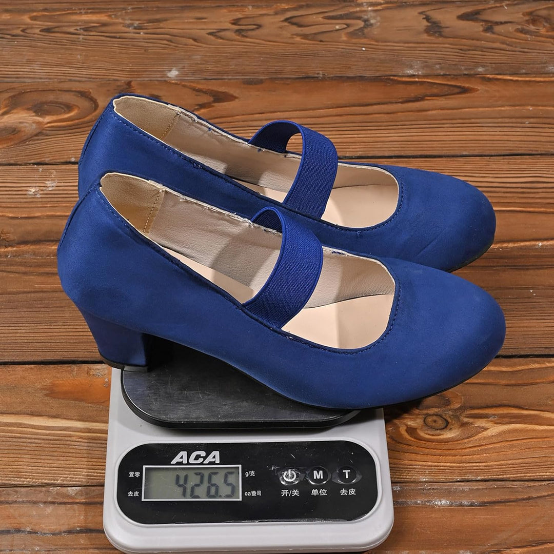Velvet pumps with elastic straps – Amelie Oktoberfest 2026