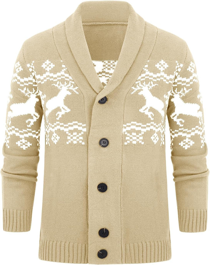 Comfortable Knitted Men's Cardigan - Lucas