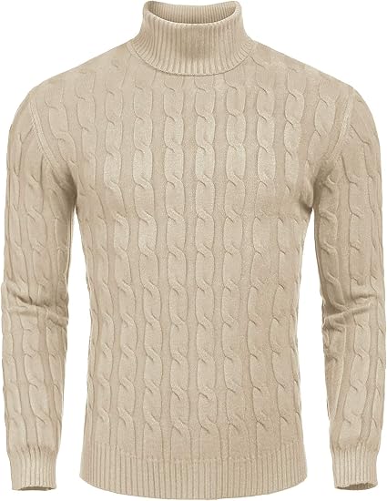 Jersey de cuello alto casual de punto para hombre - Sander