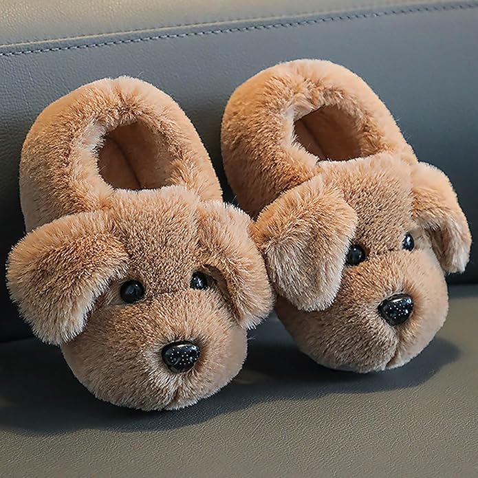 Children's slippers with puppy design – PuppyPaws
