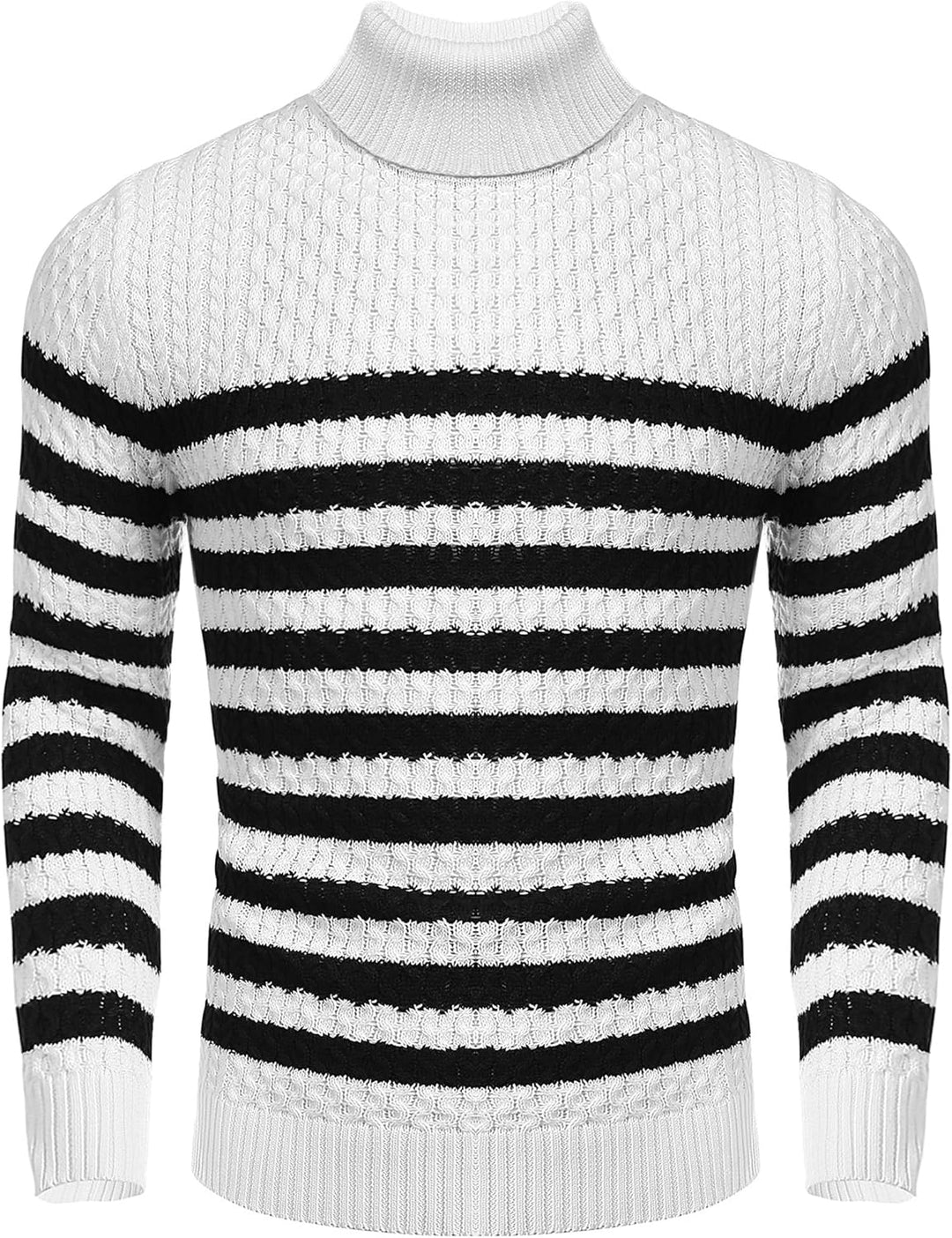 Jersey de cuello alto casual de punto para hombre - Sander