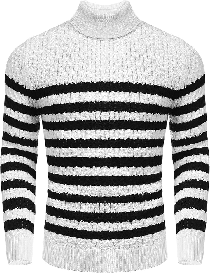 Jersey de cuello alto casual de punto para hombre - Sander