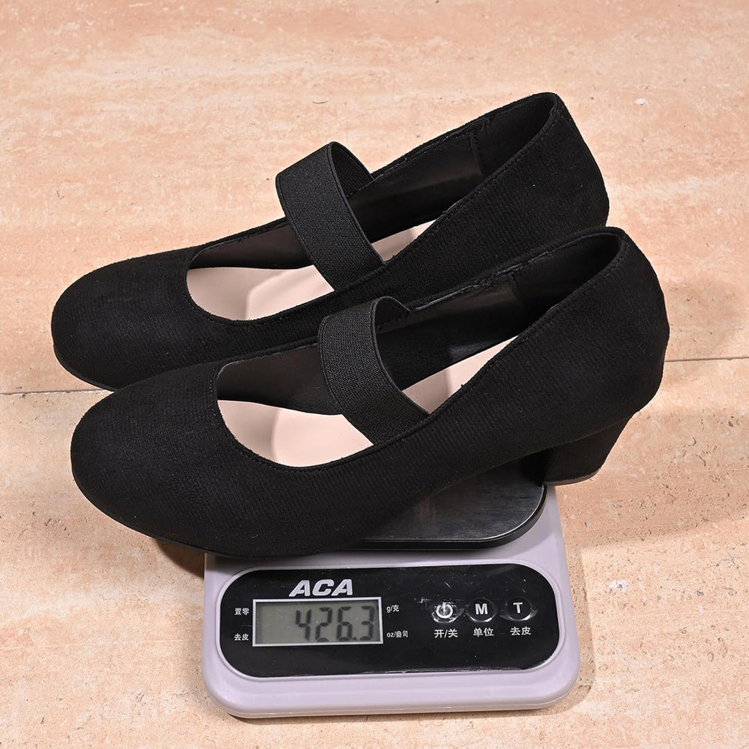Velvet pumps with elastic straps – Amelie Oktoberfest 2026