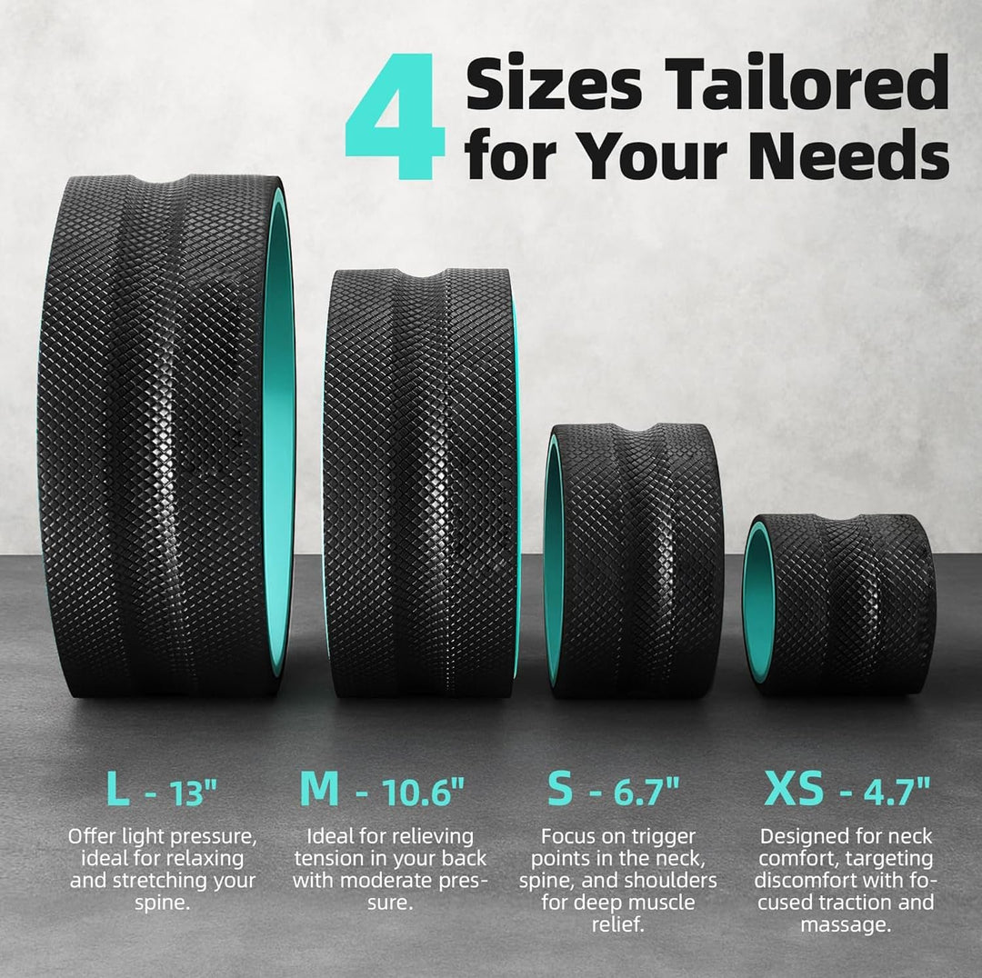 Back Roller Wheel Set of 4 with Yoga Blocks – Artheva