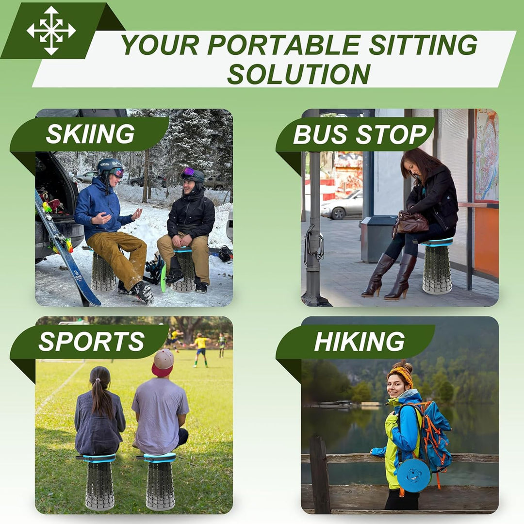 Collapsible Stool with Cushion – SitMax
