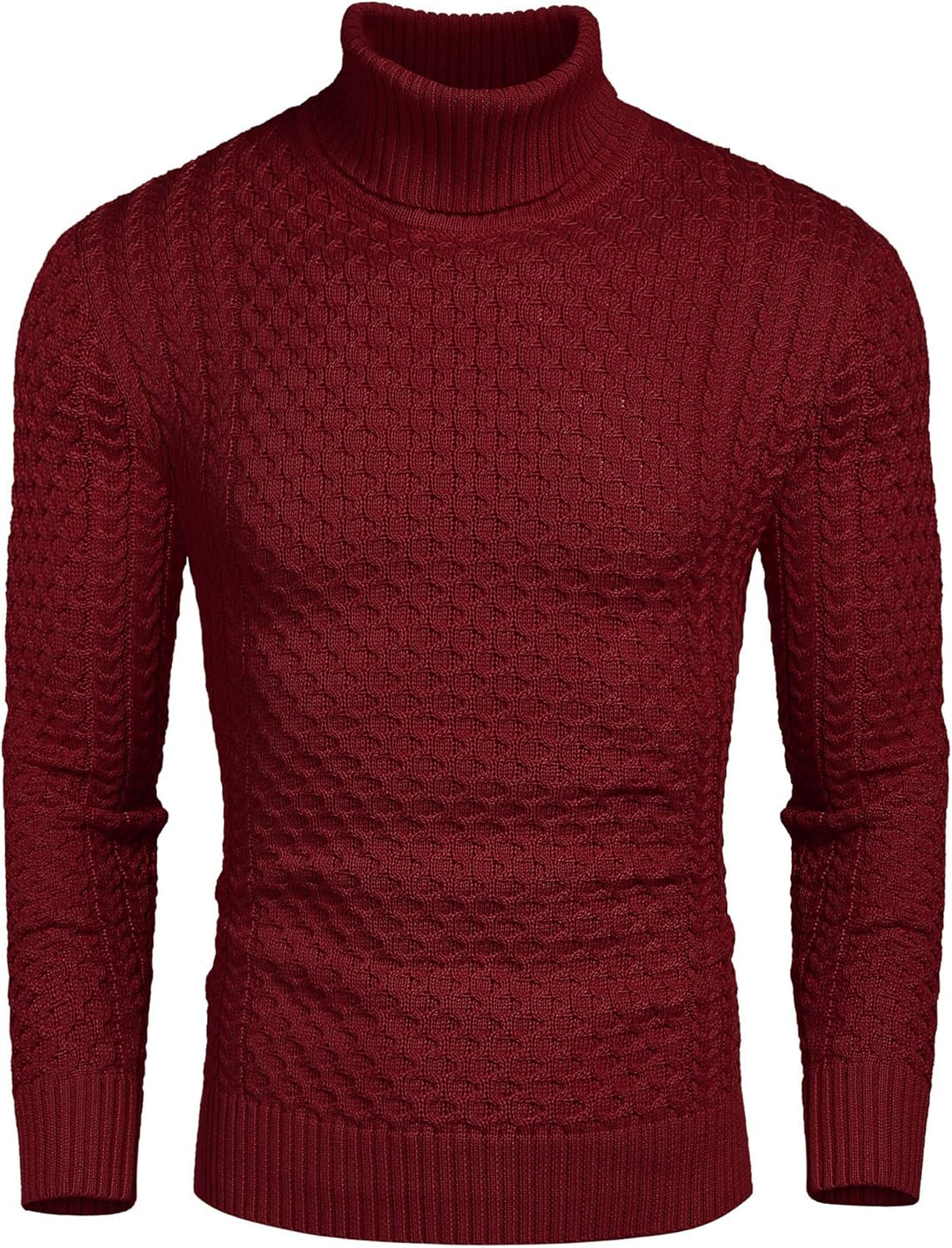 Jersey de cuello alto casual de punto para hombre - Sander
