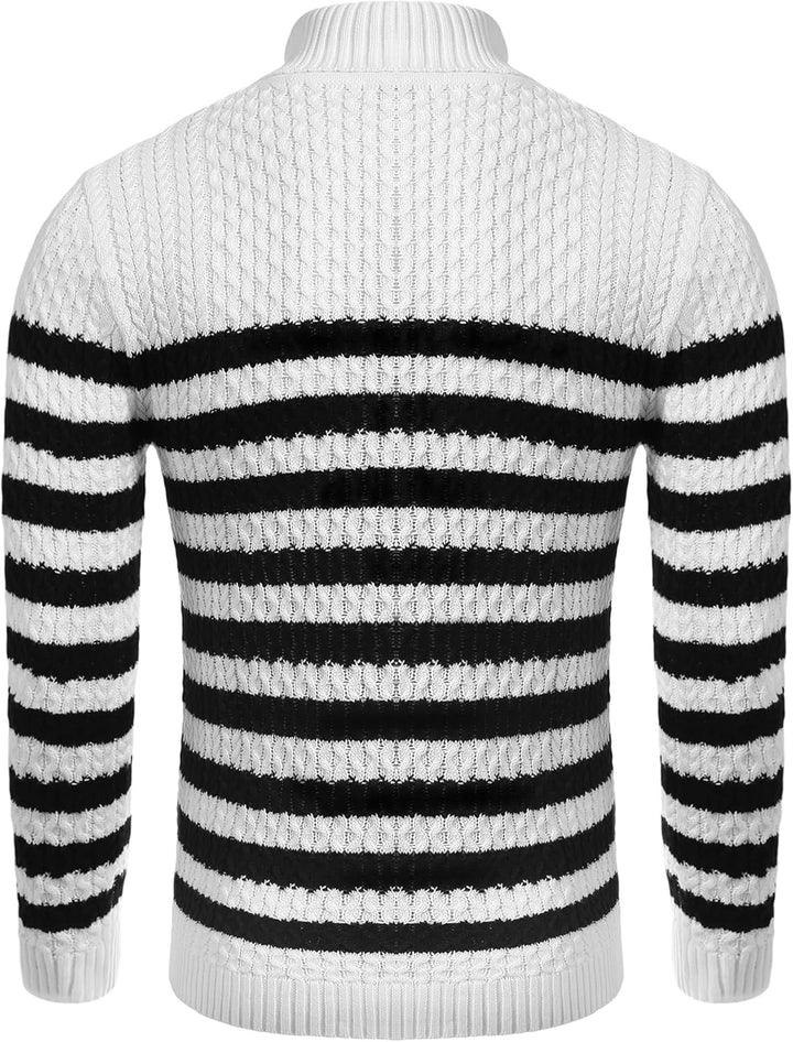 Jersey de cuello alto casual de punto para hombre - Sander