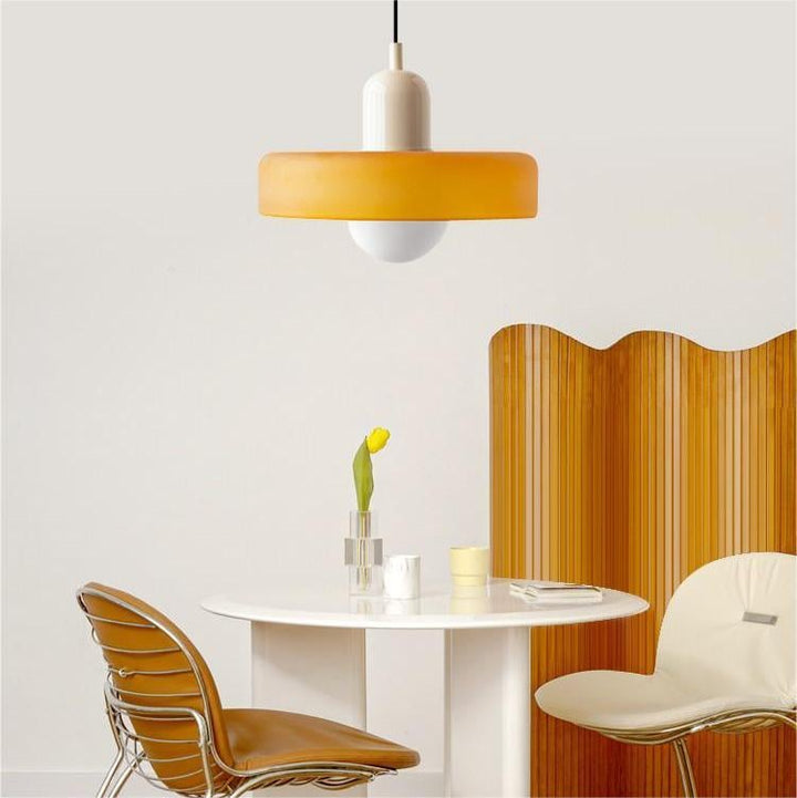 Colorful pendant lamp in Bauhaus style - StiloGlas