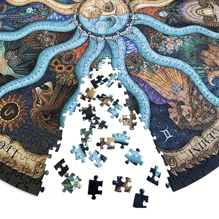 1000-piece Round Zodiac Puzzle - ZodiacDreams