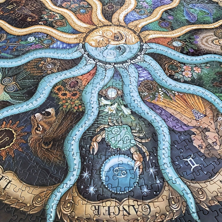 1000-piece Round Zodiac Puzzle - ZodiacDreams