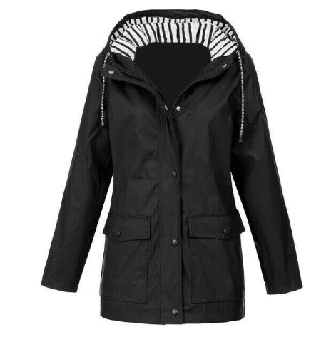 Wasser- und Winddichte Damenjacke für Herbst und Winter – Leona