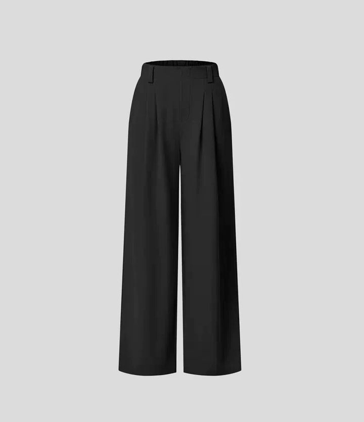 Comfortable women's pants with wide legs - Amara