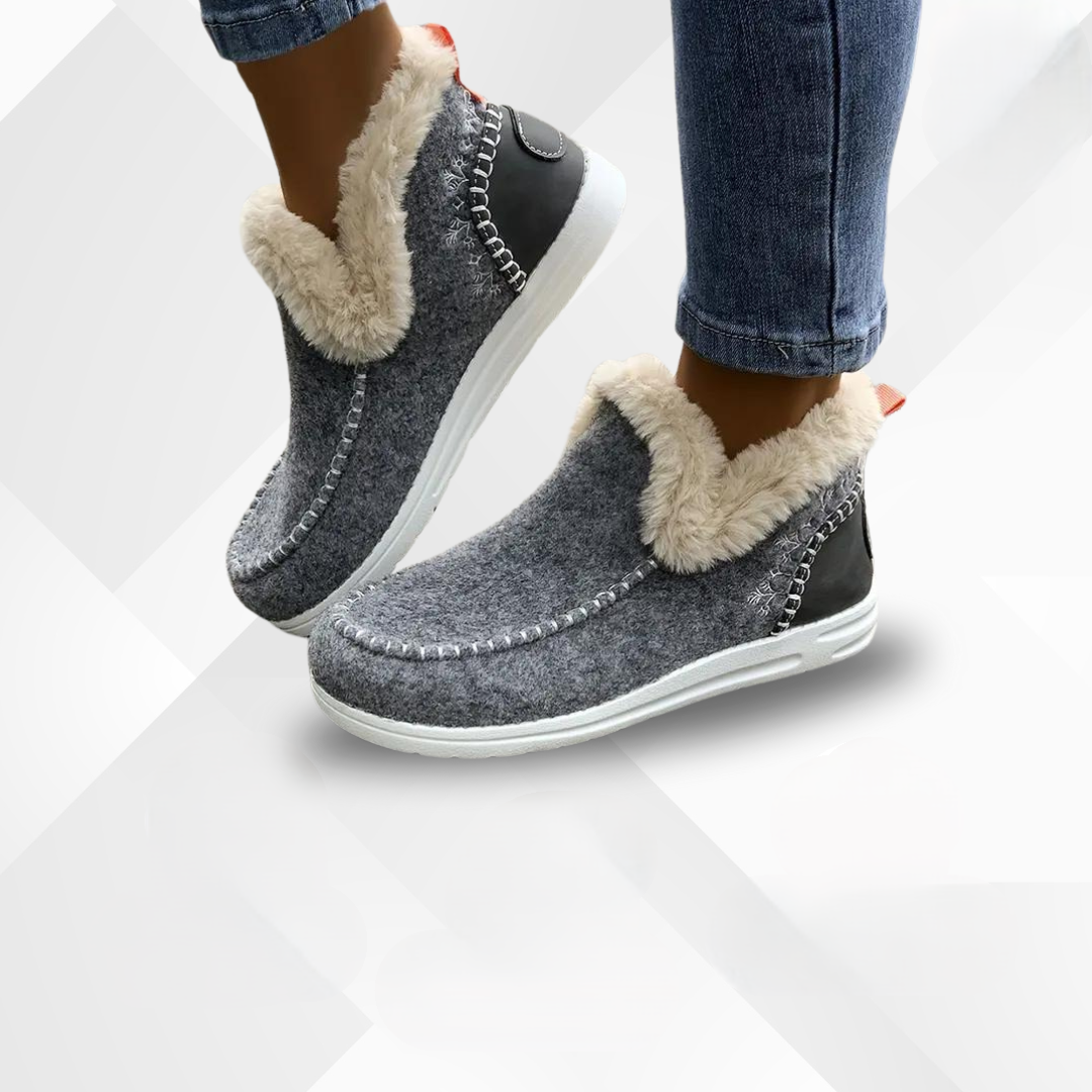 Zapatos cómodos para mujer con forro de felpa – Valeria