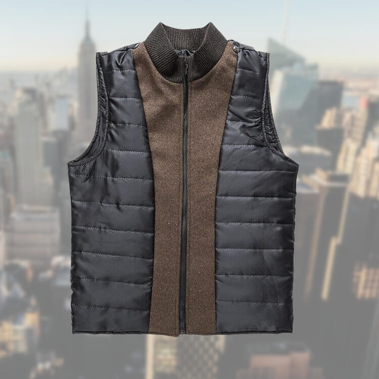 Men's coat with removable vest insert - Lucas