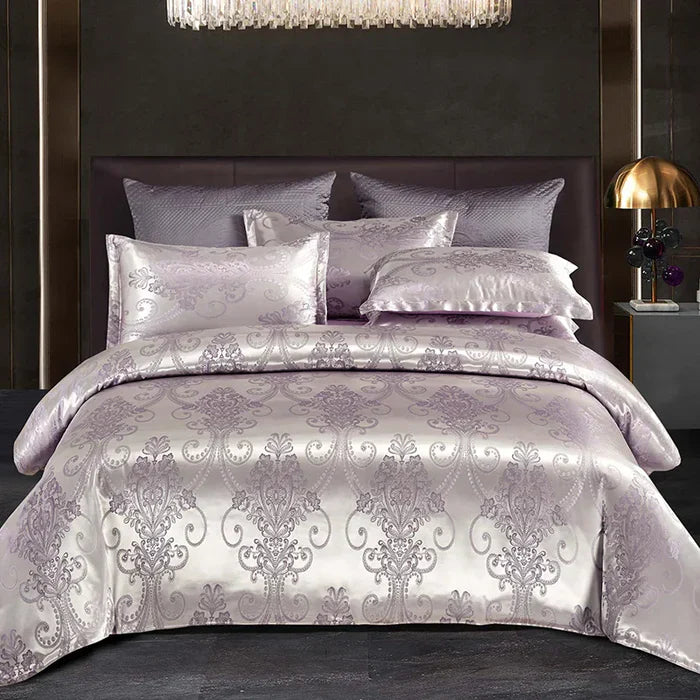 Juego de ropa de cama de satén de lujo - RoyalDream