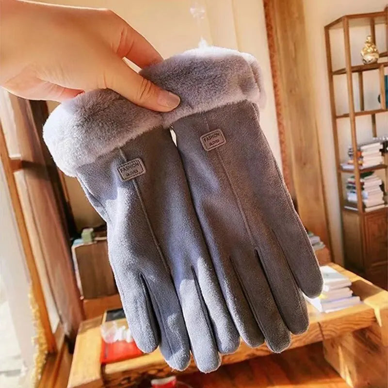 Warm Suede Women's Gloves - VelvTouch