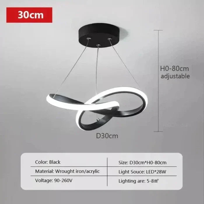 Modern LED Ceiling Light - WaveGlow