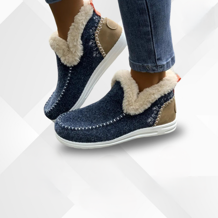 Zapatos cómodos para mujer con forro de felpa – Valeria