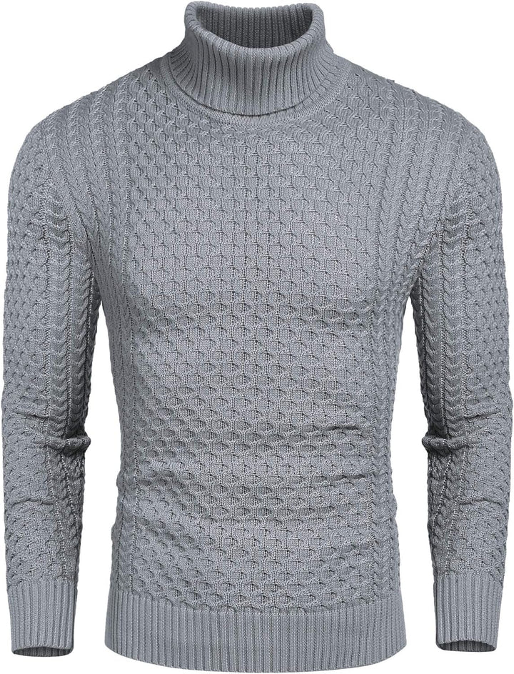 Jersey de cuello alto casual de punto para hombre - Sander