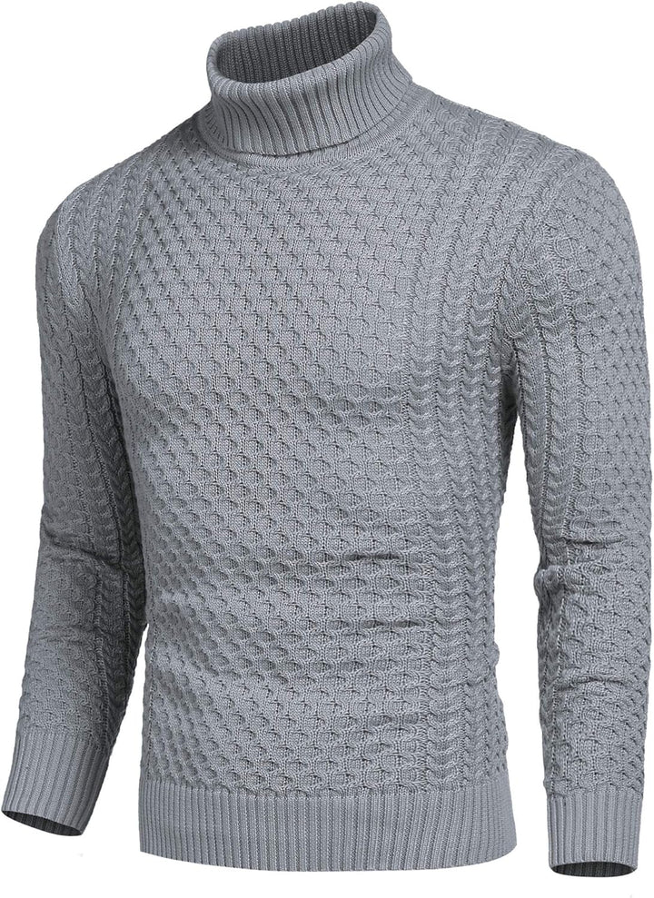 Jersey de cuello alto casual de punto para hombre - Sander