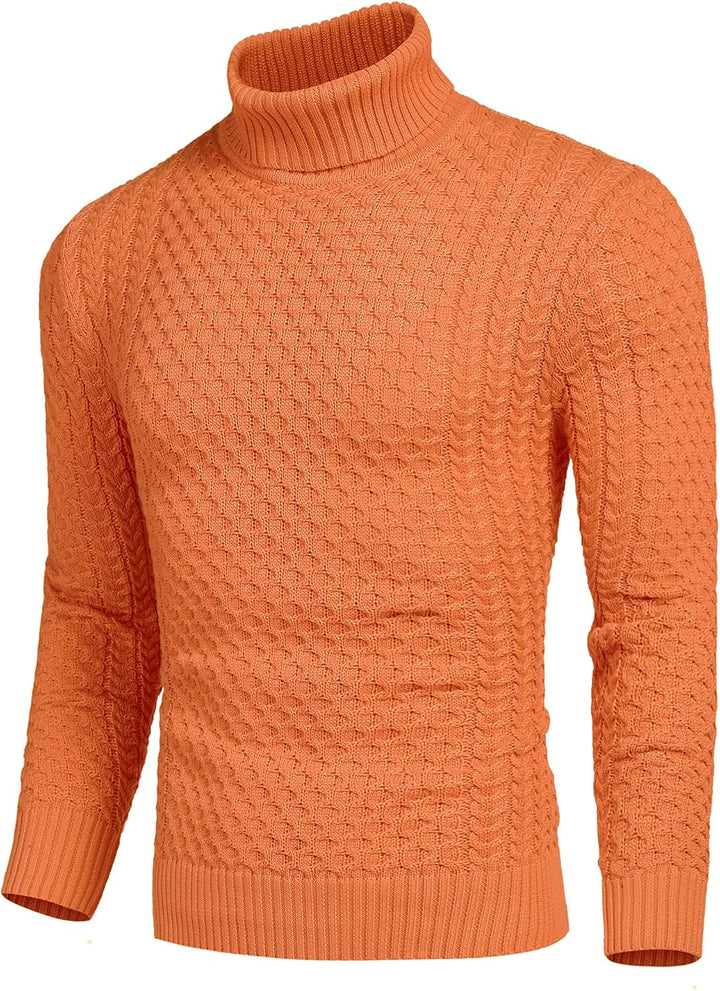 Jersey de cuello alto casual de punto para hombre - Sander