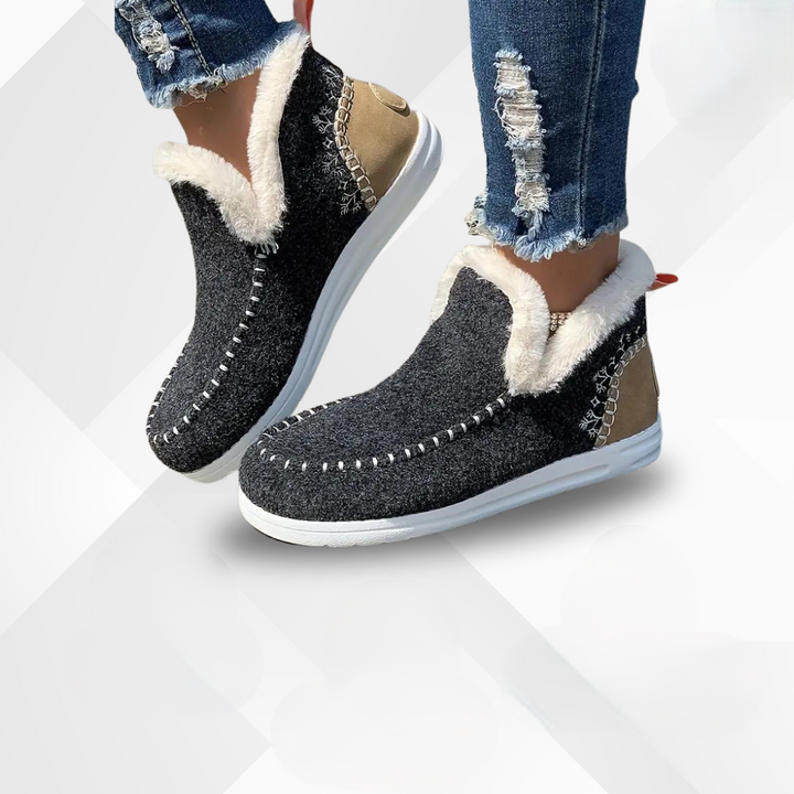 Zapatos cómodos para mujer con forro de felpa – Valeria