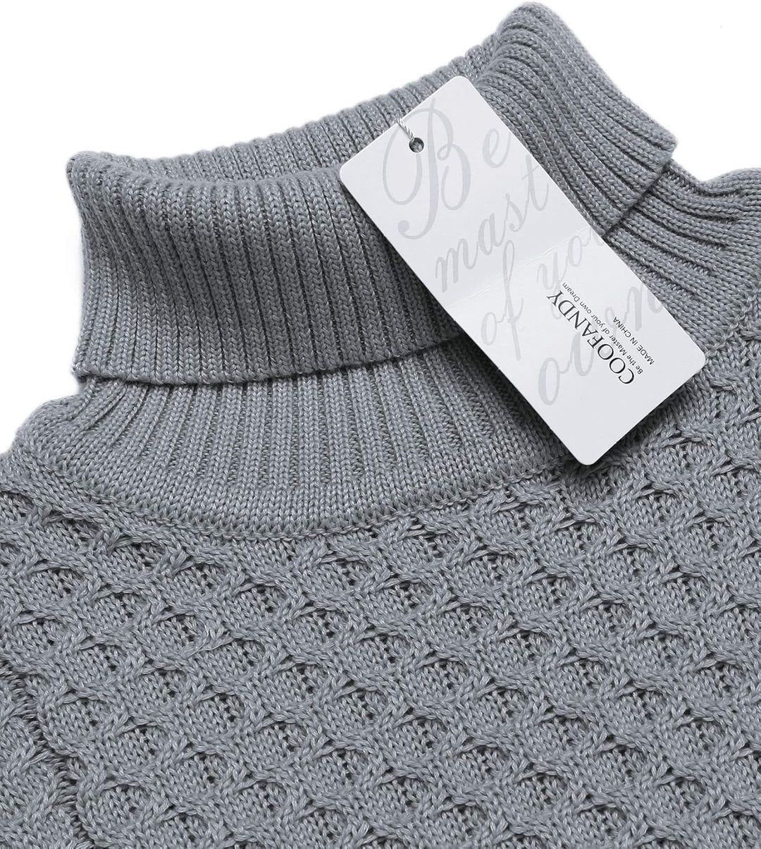 Jersey de cuello alto casual de punto para hombre - Sander