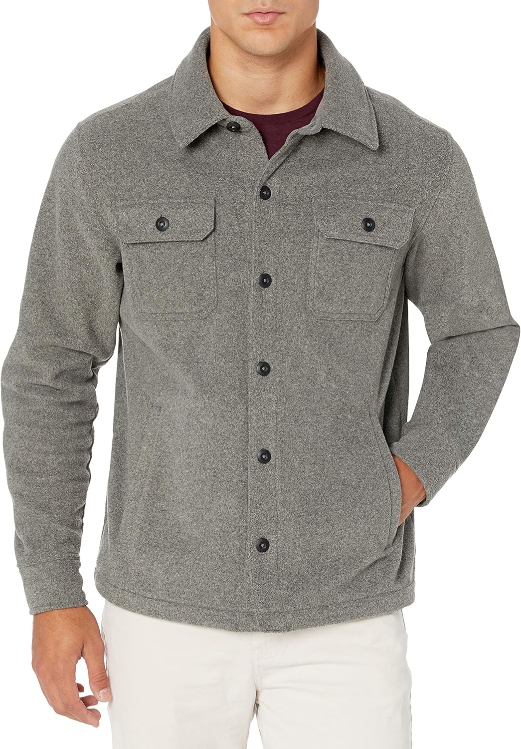 Comfortable Men's Fleece Shirt - Max