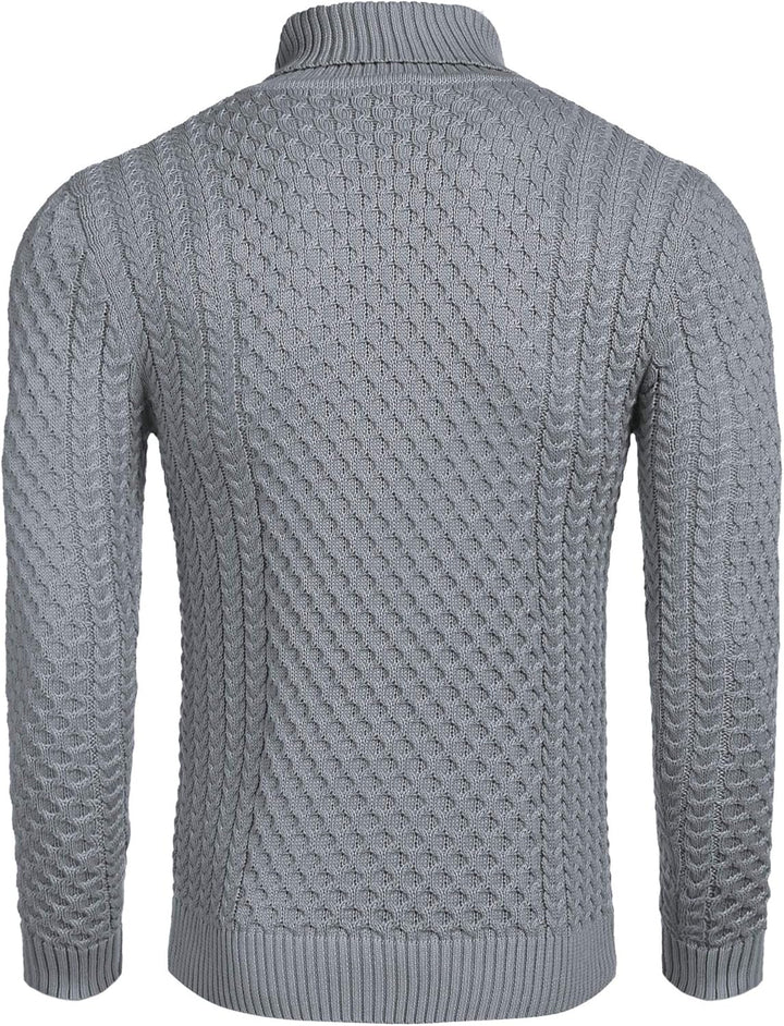 Jersey de cuello alto casual de punto para hombre - Sander