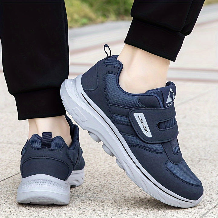 Comfortable running shoes with Velcro fastener - EasyStride