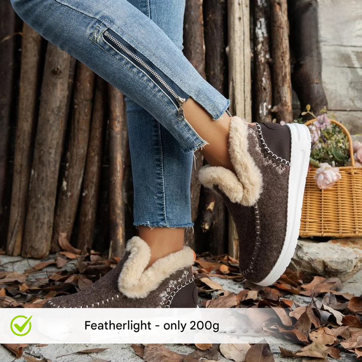Zapatos cómodos para mujer con forro de felpa – Valeria