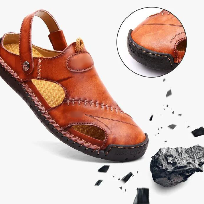 Orthopedic Men's Leather Sandals – Marco