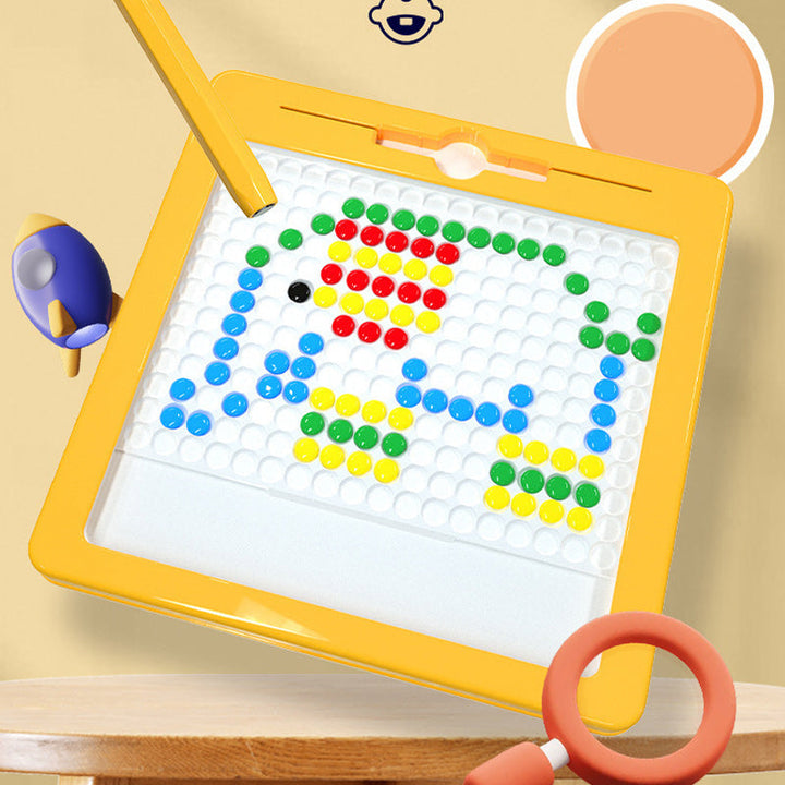 Magnetische Zeichenplatte mit Perlen - MagniDots