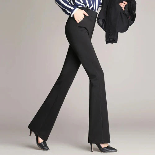 Slim-Fit High-Waist Pants – Mila
