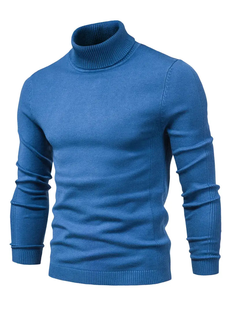 Trendy herre rullekravepullover - Lars