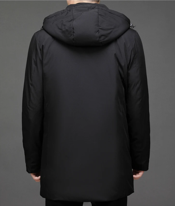 Chaqueta clásica de plumón con capucha – Victor