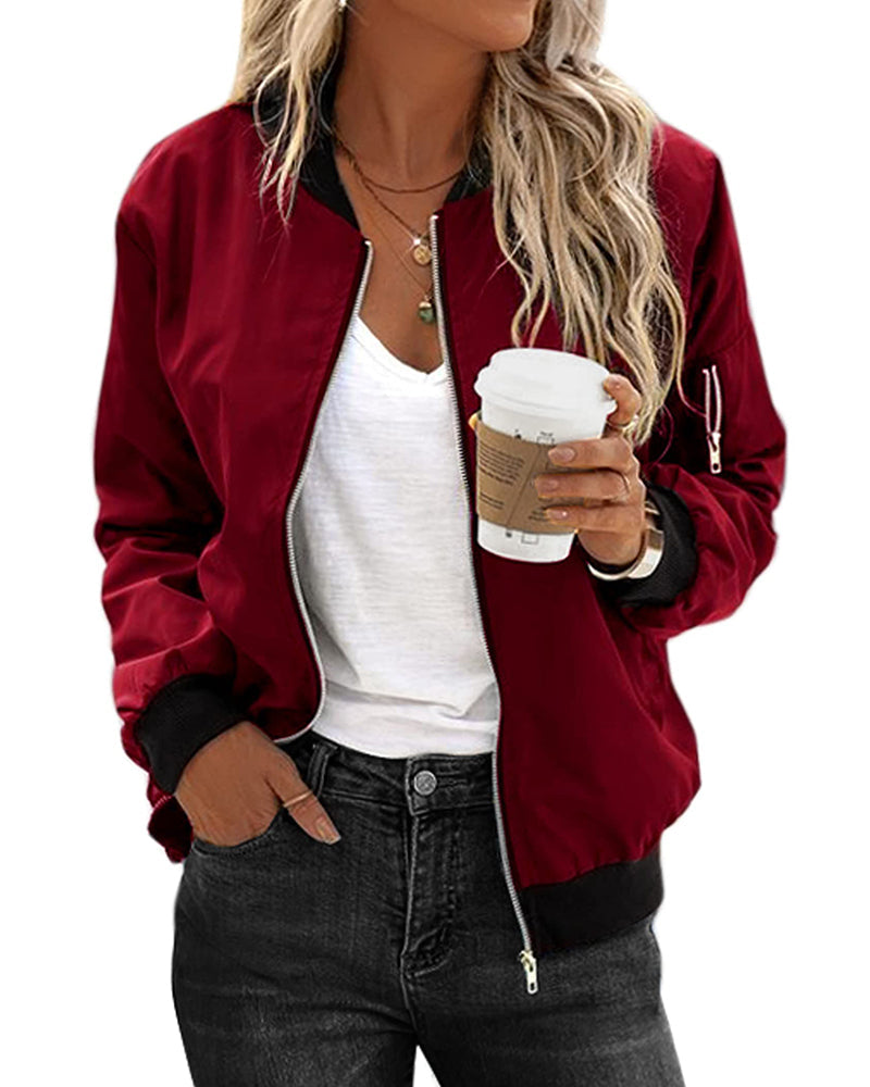 Fashionable streetwear bomber jacket – Daniela
