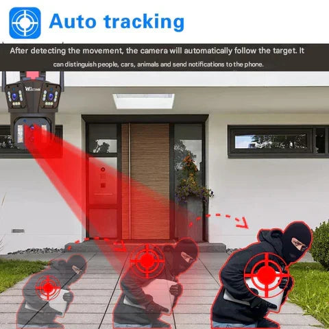10K WLAN Security Camera with 20MP, 20x Zoom – DualGuard Ultra 10K