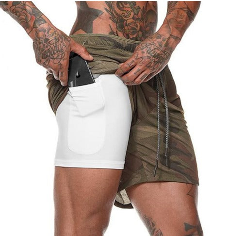 Herren Laufshorts mit doppeltem Layer – Mailand