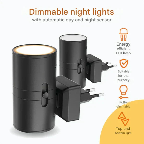 Dæmpbar natlampe med sensor – LumenGuard