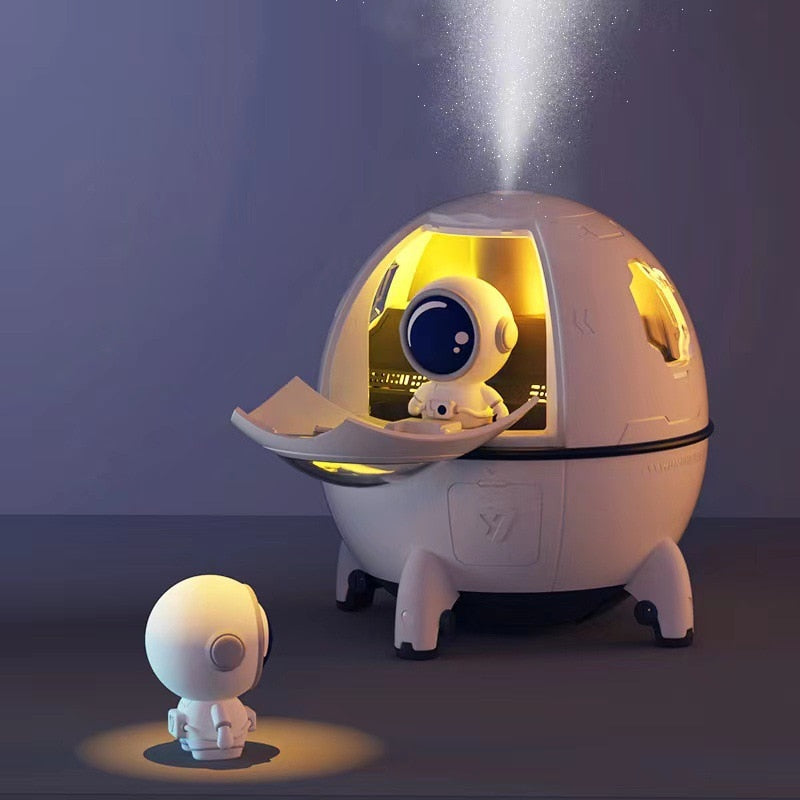 Portable Astronaut Humidifier with Night Light & Aroma Diffuser – AstroMist