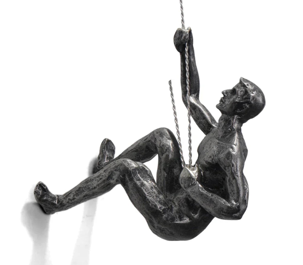 Bergsteiger veggskulptur – PeakFigures