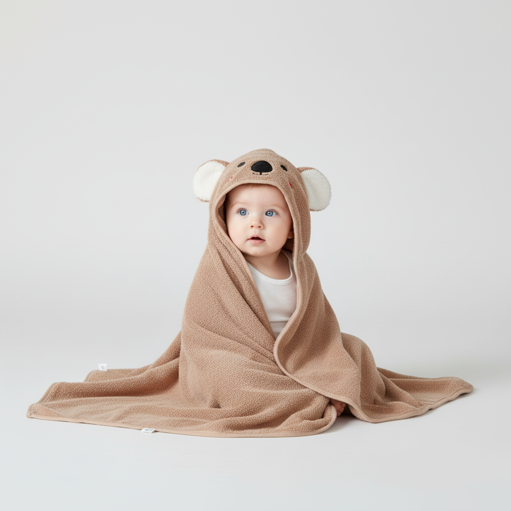 Baby Bademantel Mit Kapuze - FluffyCape