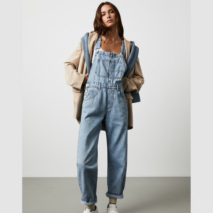 Bequemer Denim-Hosenanzug - Nina